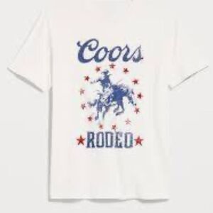 Old Navy Coors Rodeo Tee Beige XXXL/T NWT IN PACKAGE